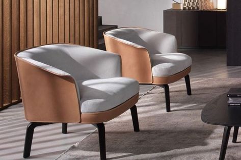 Nivola Armchair - Poltrona Frau | Tomassini Arredamenti Contemporary Armchair, Poltrona Frau, Sofa Set Designs, Contemporary Chairs, Armchair Furniture, Design Del Prodotto, Armchair Design, Italian Furniture, Eames Lounge Chair