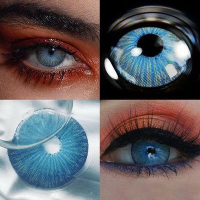 Pure Hazel Contacts, Hazel Contacts, Blue Eye Color, Contact Lenses Case, Colored Eye Contacts, Cosmetic Contact Lenses, Beautiful Eyes Color, Color Contact Lenses, Blue Contacts