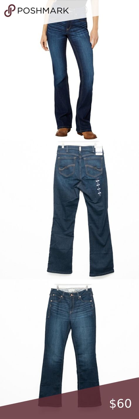 Ariat. Real High-Rise Ballary Bootcut Jeans. Jeans Color, Bootcut Jeans, Lay Flat, High Rise, Cuff, Brand New, Tags, Outfit Inspo, Plus Fashion