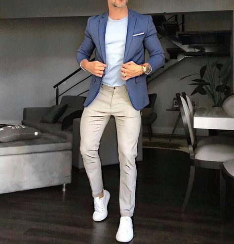 Spring Outfits Men Casual, Blazer Outfits Men, Mens Business Casual Outfits, Mens Fashion Business Casual, Spring Outfits Men, Mens Fashion Blazer, Mens Casual Outfits Summer, Men Fashion Casual Shirts, Hipster Man