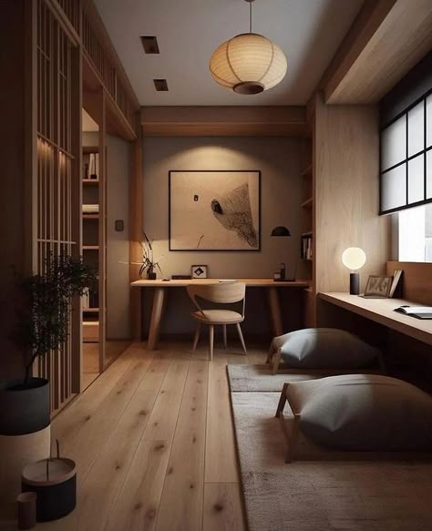 Dressing Design, Japandi Interiors, Japanese Home Design, Japandi Home, Study Room Design, Japandi Design, Japandi Interior, Japanese Interior, Slow Living