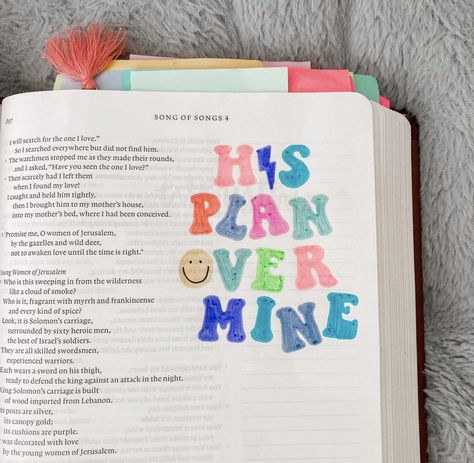 Bible Decorating, Pretty Bible, Bible Highlighting, Bible Aesthetic, Journal Bible Quotes, Bible Journal Notebooks, Song Of Songs, Note Ideas, Bible Drawing