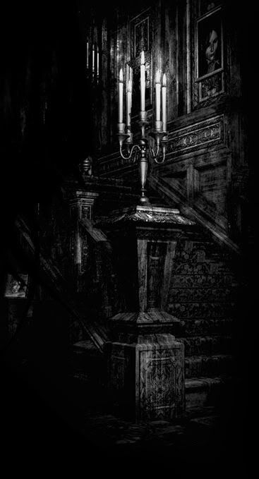 Candelabra Stairway Infj Problems, Gothic Interior, A Dark Room, Dark Shadows, Gothic Aesthetic, Dark Gothic, Dark Academia Aesthetic, Gothic Decor, Gothic Architecture