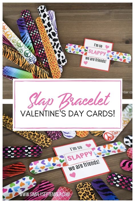 Bracelet Valentine Printable, Slap Bracelet Valentine, Valentine Free Printables, Valentines Activities For Kids, Valentine's Activities, Valentines Activities, Galentines Valentines, Valentines Date Ideas, Southern Home Interior