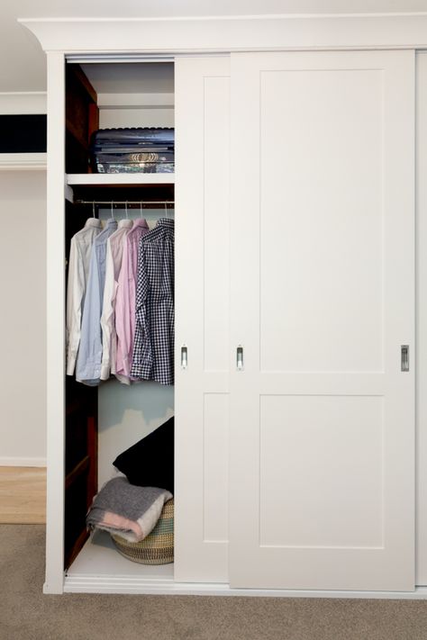 Built In Wardrobe With Sliding Doors, Built In Wardrobe Ideas Sliding Doors, Bedroom Cupboard Doors, Fitted Wardrobe Doors, Sliding Cupboard, Sliding Door Wardrobe Designs, Sliding Wardrobes, Bedroom Closet Doors, Bedroom Built Ins