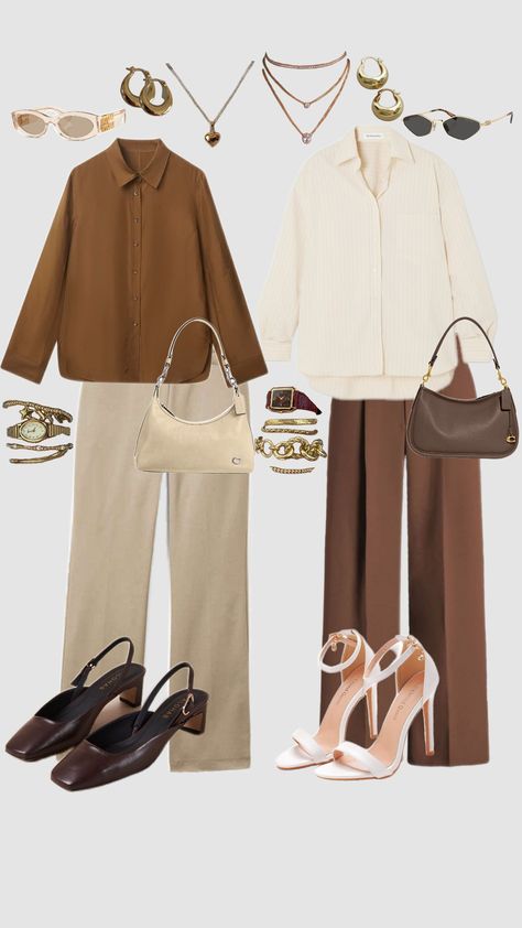 #outfit #outerbanks #outfitaesthetic #outfitchallenge #outfitcollage #outfitboard #brown #beige #beigeaesthetic #beigecollage #beigeasthetic #beigevintage Brown And Beige Outfit, Beige Outfit Aesthetic, Beige Outfit, Brown Outfit, Brown And Beige, Brown Beige, Aesthetic Outfits, Outfits Aesthetic, Collage