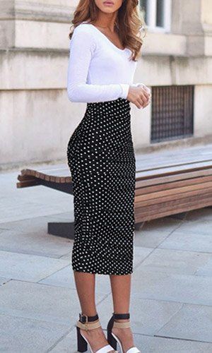 Rok Outfit, Pencil Skirt Outfits, Plaid Outfits, Outfits 2017, Classy Work Outfits, Stylish Work Outfits, Business Outfit, Maxi Skirts, Work Outfits Women