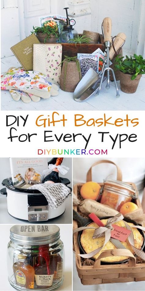 Basket Diy Ideas, Homemade Gift Baskets, Diy Gifts For Girlfriend, Basket Diy, Gift Baskets For Women, Specific Person, Diy Gifts For Mom, Christmas Gift Basket Ideas, Diy Gift Baskets