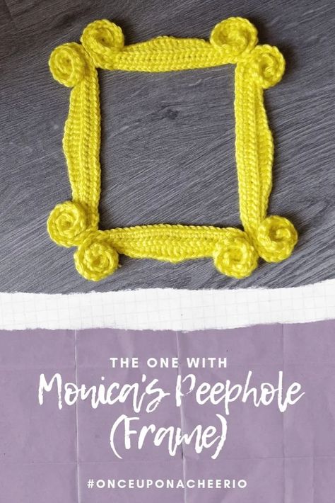 Pop Culture Crochet Patterns Free, Vintage Crochet Projects, Friends Tv Crochet, Crochet Friends Tv Show, Crochet For Best Friend, Crochet Pattern Template, Movie Crochet Patterns, F Bomb Crochet Pattern Free, Best Friend Crochet