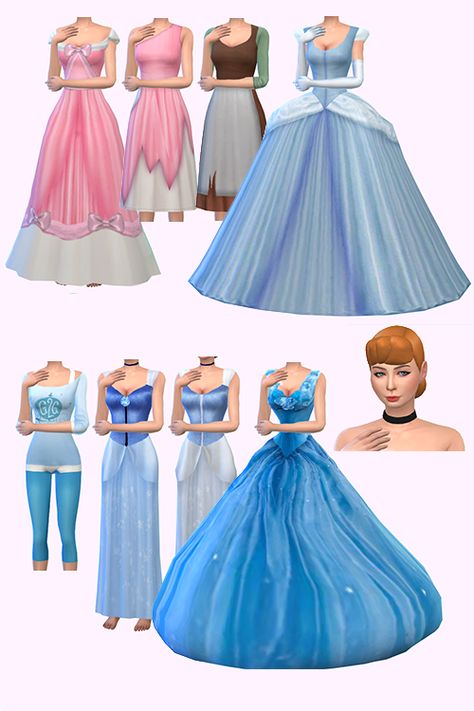 FrelianKnight13 — miss-s-sims4: Cinderella Disney Hi! I write... Sims 4 Cinderella, Sims Princess, Disney Sims 4, Sims 4 Disney Cc, Sims 4 Eyelashes, Sims 4 Disney Princess, 4 Disney Princess, Cinderella Pink Dress, Prince Disney