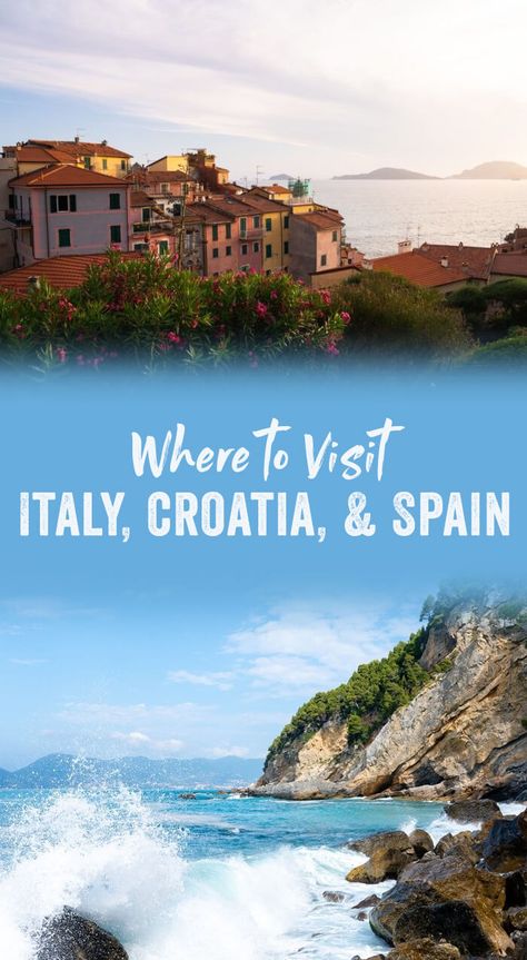 Croatia Itinerary, Croatia Vacation, Greece Itinerary, Mediterranean Travel, Spain Itinerary, Europe Italy, Croatia Holiday, Spain Vacation, Visit Croatia