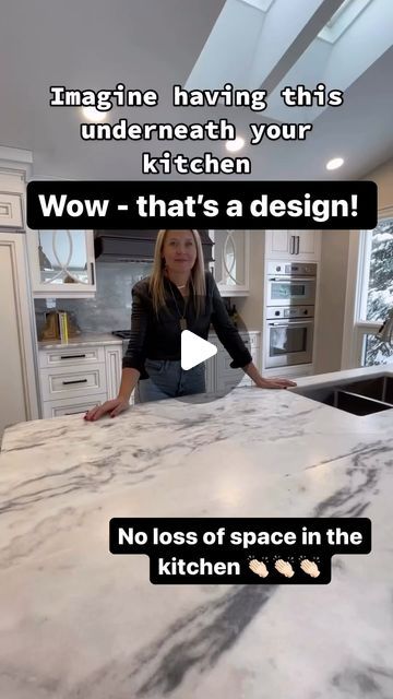 Judith Leary-Joyce | Retrofit Coach on Instagram: "Good design - making access to a cellar easy without losing space. #kitchen #kitchendesign #cellar #marble #worktop #design #interesting #unusual #instagram #reels" House Fixtures, Granny Flat Plans, Marble Worktop, Home Building Tips, Space Kitchen, King Ranch, Granny Flat, Wine Room, Good Design