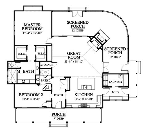 Bermuda Bluff (183152) House Plan (183152) Design from Allison Ramsey Architects Cottagecore House Plans, West Indies House Plans, Accessible House Plans, Cottage Floor Plan, Inspirational Architecture, Beach House Flooring, Comfy Room, Accessible House, Cottagecore House