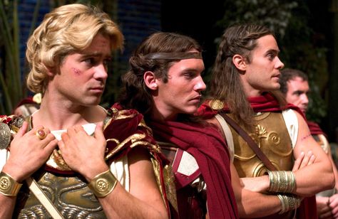 Colin Farrell (Alexander the Great), Jonathan Rhys Meyers (Cassander) and Jared Leto (Hephaestion) in “Alexander” (2004). Alexander And Hephaestion, Alexander Movie, Alexander The Great Movie, Alexander Film, Jared Leto Movies, Alexander 2004, Oliver Stone, Historical Movies, Jonathan Rhys Meyers