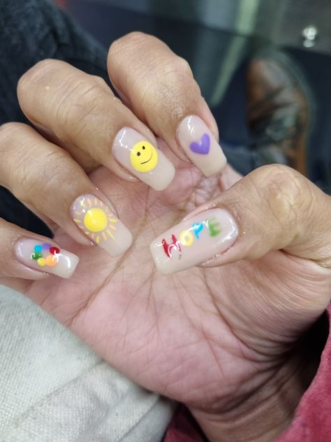 Jhope Nails Designs, Hopeworld Nails, Hope World Nails, Jhope Inspired Nails, Jhope Nail Art, Jhope Nails, Bts Nails Designs, Bts Inspired Nails, Hope Nails