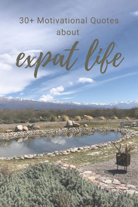 Expat life can be hard and there’s nothing better than a good expat life motivational quote to keep you motivated. Am I right?! I rounded up all the best expat and travel related quotes for you in one post. If you're a soon-to-be-expat, living abroad now, repatriation or planning long-term travel, there’s an expat life motivational quote in here that will resonate with you! #motivationalquotes #motivationquotes #quotes #travelquotes #expatquotes #expats #expatlife #livingabroad #workremotely Expat Life Quotes, Quotes About Living Abroad, Life Abroad Quotes, Move Abroad Quotes, Living Abroad Quotes Feelings, Live Abroad Quotes, Expat Quotes, Abroad Life, Life Quotes Travel