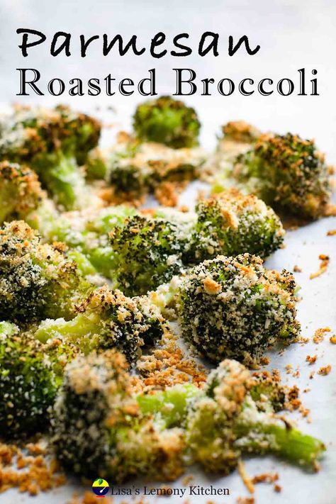 Breadcrumb Broccoli, Broccoli And Garlic, Broccoli With Garlic, Crunchy Bread, Parmesan Roasted Broccoli, Roasted Broccoli Recipe, Garlic Roasted Broccoli, How To Cook Broccoli, Ground Pork Recipes