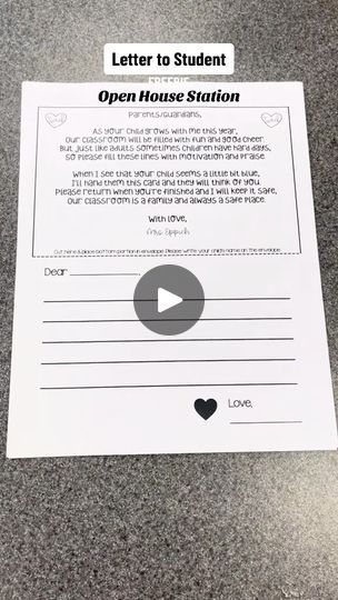 3.8K views · 365 reactions | ⭐️Student Letter FREEBIE⭐️

One of my favorite open house / meet-the-teacher stations is this Student Letter Station! This letter is for parents or guardians to fill out so that if their child is having a tough day, you can surprise them with this! The smile on the child’s face is so worth it! Comment LETTER and I’ll send the 🔗 to this FREEBIE! 

P.S.- this is a throwback from last year! My open house is a lot later than others, so wanted to share this now 🥳

#openhouse #meettheteacher #backtoschool #classroomsetup #classroomdecor #teachertips #familysupport | Paige | Second Grade Teacher | theeppichclassroom · Original audio Letter To Students, Second Grade Teacher, Family Support, Meet The Teacher, Classroom Setup, Tough Day, The Smile, Teacher Hacks, Smile On