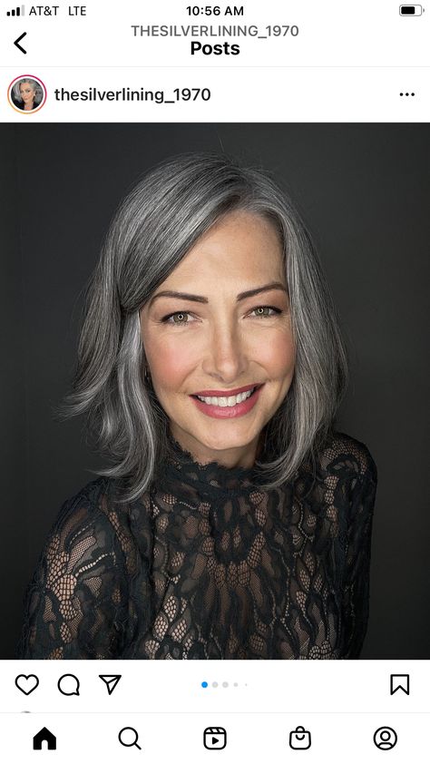 Hairstyles Sleek, Grey Bob Hairstyles, Grey Hair Transformation, Sleek Ponytail Hairstyles, Gorgeous Gray Hair, Grey Hair Inspiration, Beautiful Gray Hair, Gray Hair Cuts, Silver Grey Hair