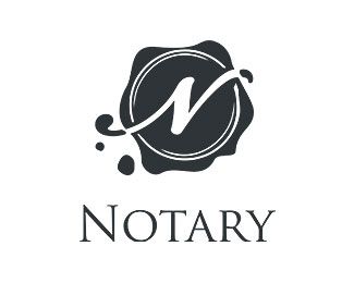 Notary Logo, Honey Branding, Notary Public Business, Classy Logo, Classy Logos, Wedding Planner Logo, Notary Signing Agent, Mobile Notary, Beauty Salon Decor