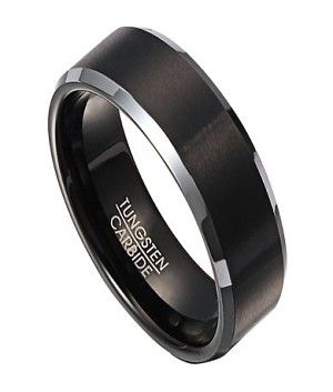 Men's Black IP  Tungsten Wedding Ring with Heartbeat Design Wedding Ring For Men, Black Tungsten Wedding Band, Mens Wedding Bands Tungsten, Wedding Band Designs, Tungsten Wedding Rings, Black Tungsten, Tungsten Wedding Bands, Local Jewelry, Ring For Men