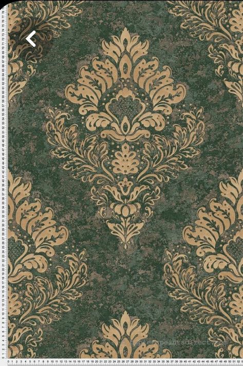 Baroque Floral Pattern, Baroque Art Design, Baroque Wallpaper, Baroque Motifs, Nail Salon Interior Design, Bronze Wallpaper, Nail Salon Interior, Art Baroque, Modern Baroque