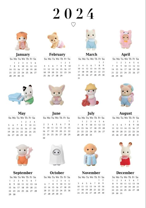 made by me ♡ pls do not repost or recreate❕for higher resolution download from google drive link! ⠀ ⠀ ⠀ ⠀ ⠀ ⠀ ⠀ ⠀ ⠀ ⠀ ⠀ ⠀ ⠀ ⠀ ⠀ ⠀ ⠀ ⠀ ⠀ ⠀ ⠀ ⠀ ⠀ ⠀ ⠀ ⠀ ⠀ ⠀ ⠀ ⠀ ⠀ ⠀ ⠀ calico critters calendar print wall art wall print 2024 calendar printable calendar sylvanian families aesthetic calendar cute calendar Things To Print Off For Your Room, Cute Journal Printables, Stuff To Print Out For Wall, Sylvian Families Aesthetic, Sylvanian Family Aesthetic, Aesthetic Sylvanian Families, Calico Critters Poster, Sylvanian Families Printables, Printable Pictures For Journal