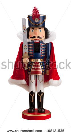 Nutcracker with a Cape isolated on white. - stock photo Christmas Toy Soldiers, Soldier Images, Nutcracker Christmas Decorations, Nutcracker Soldier, Nutcracker Ornaments, Christmas Challenge, Xmas Deco, The Nutcracker, Nutcracker Christmas