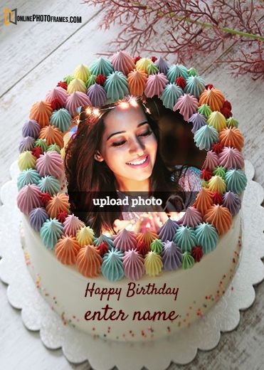 write name on cake and upload photo, happy birthday cake with photo frame, happy birthday photo frame cake, birthday wishes greetings with name, birthday cake with photo edit, birthday wishes with name and photo, happy birthday wishes cake with photo, birthday cake with name and photo #birthday #birthdaycakes #photoframe #photocollage #photoediting #online #nameedit How To Put A Photo On A Cake, Birthday Cake With Picture, Photo Cake Design, Birthday Wishes Cake With Name, Happy Birthday Photo Frame, Happy 89th Birthday, Happy Birthday Cake Writing, Photo Frame Birthday, Write Name On Cake