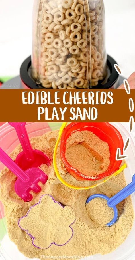 Activities With Cheerios, Food Play Sensory, Three Year Old Sensory Activities, Sensory Play For 11 Month Old, Summer For Toddlers Activities, Whip Cream Sensory Play, Playing With Food Sensory Activities, Crafts With Cheerios, Rice Crispy Sensory Bin