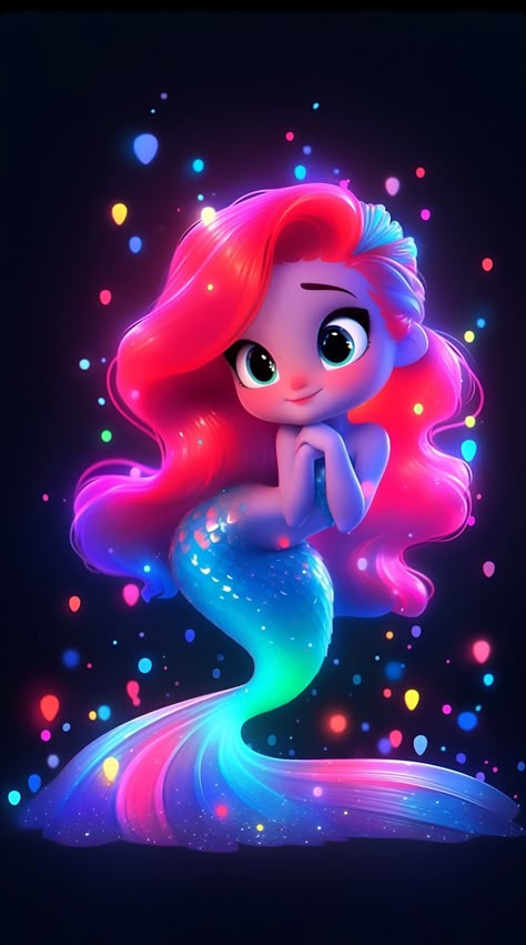 Ariel Wallpaper, Disney Mignon, Mickey Mouse Wallpaper Iphone, Cute Disney Characters, Cool Galaxy Wallpapers, Disney Cuties, Mermaid Wallpapers, Disney Princess Artwork, Whatsapp Wallpaper Cute