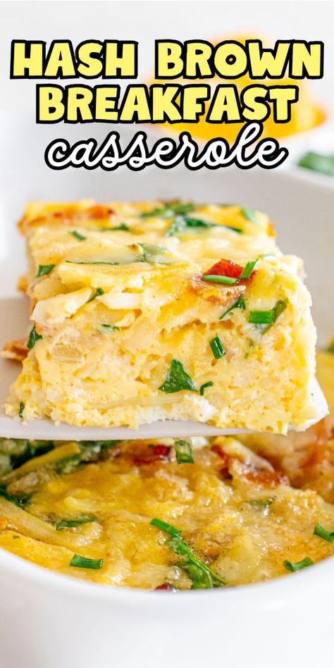 Breakfast casserole recipe with hash browns Hash Brown Breakfast Casserole, Tomatoes Eggs, Hash Brown Breakfast, Hashbrown Breakfast, Small Breakfast, Crispy Hashbrowns, Breakfast Hashbrowns, Hashbrown Breakfast Casserole, Breakfast Casserole Easy