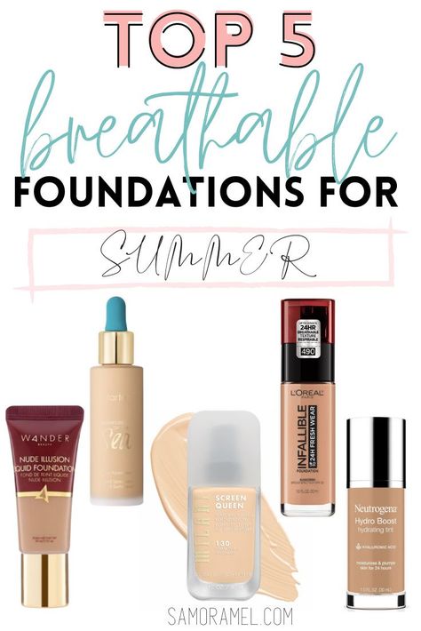 Summer Foundation, Makeup For Older Women, Lightweight Foundation, Beauty Makeup Photography, The Ordinary Skincare, Beauty Tips For Face, Beauty Storage, Beauty Tips For Skin, Best Beauty Tips