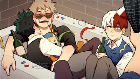 Kacchan X Deku, Mha Bakudeku, Bakugo Deku, The Third Wheel, Class 1 A, Third Wheel, Hero Wallpaper, Boku No Hero Academia Funny, My Hero Academia Episodes