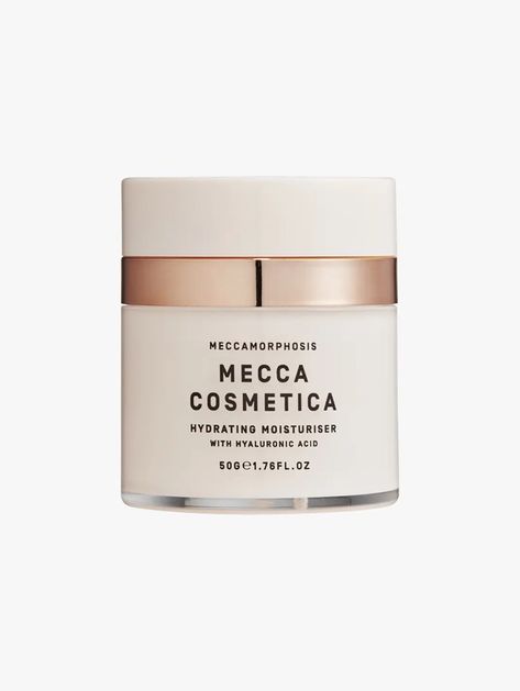 MECCA COSMETICA Hydrating Hyaluronic Acid Moisturiser 50ml | MECCA Mecca Cosmetica, Hyaluronic Acid Moisturizer, Affordable Skincare, Hydrating Moisturizer, Affordable Skin Care, Skin Glow, Even Out Skin Tone, Age Spots, Fine Lines And Wrinkles