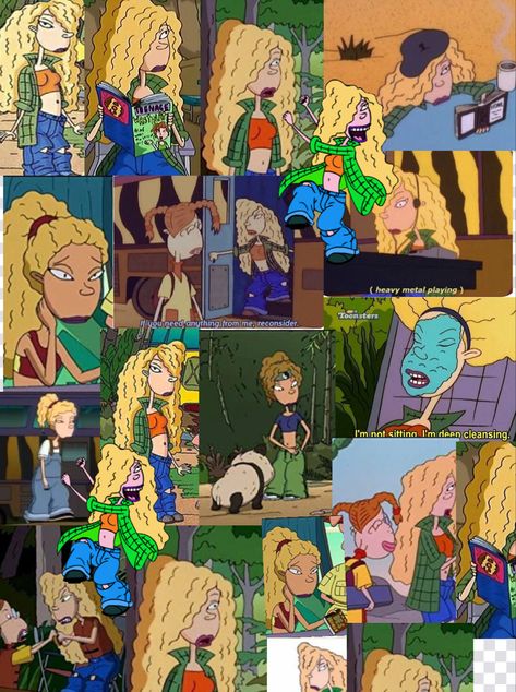 Debbie Wild Thornberries, Nickelodeon Wallpaper Aesthetic, Wild Thornberrys Debbie, The Wild Thornberrys Debbie, 90s Cartoon Characters Collage, Mtv 90s Cartoons, Mtv Cartoons, Debbie Thornberry, Nickelodeon Nostalgia