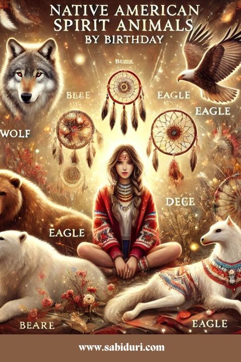 In Native American tradition, each person is connected to a spirit animal based on their birthday. These animals, like the wolf, eagle, or bear, serve as spiritual guides, offering insight, protection, and wisdom throughout life. Coyote Spirit Animal Meaning, Spirit Animals By Birth Month, Shaman Illustration, Wolf Spirit Animal Art, Zodiac Crafts, Eagle Spirit Animal, What Is My Spirit Animal, Native American Animal Symbols, Spirit Animal Wolf