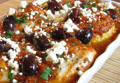 Chicken in Tomato Sauce with Kalamata Olives and Feta Balsamic Marinade For Chicken, Chicken In Tomato Sauce, Duck Dishes, Chicken With Tomatoes, Chicken Marinate, Marinade For Chicken, Balsamic Marinade, Olive Sauce, Marinating Chicken Breast