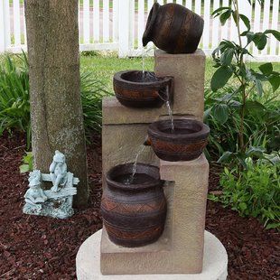 Diy Solar Fountain, Solar Water Fountain, Outdoor Water Features, Indoor Water Fountains, Solar Fountain, Water Fountains Outdoor, Stone Bowl, Outdoor Fountain, Garden Fountain