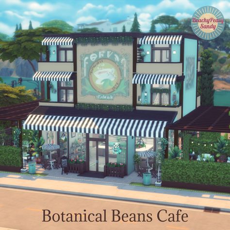 Coffee Lovers, The Community, Flower Shop, Sims 4, Bbc, Art Gallery, Cafe, Coffee, Plants