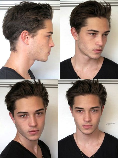 Francisco Lachowski Pulled Back Hairstyles Men, Chico Haircuts, Pull Back Hairstyles Men, Chico Lachowski Hairstyle, Chico Lachowski Haircut, Chico Lachowski Hair, Chico Lachowski Side Profile, Francisco Lachowski Aesthetic, Young Francisco Lachowski