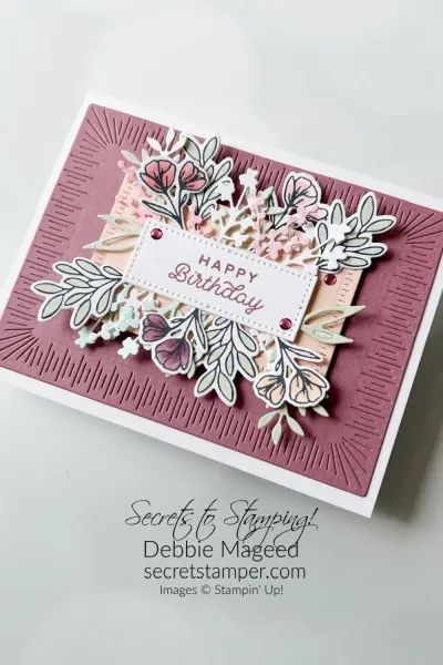 Su Timeless Arrangements Cards, Stampin Up Timeless Arrangements Cards, Timeless Arrangements Su Cards, Timeless Arrangements Stampin Up Cards, Timeless Arrangements, Cat 2023, Plant Cards, Birthday Cards For Mother, Stampin Up Birthday Cards