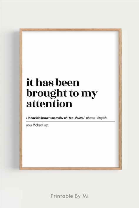 Funny Wall Art Quotes, Office Quotes Funny, Wall Art Work, Office Jokes, Funny Definition, Office Quotes, Funny Office, Funny Wall Art, Office Poster