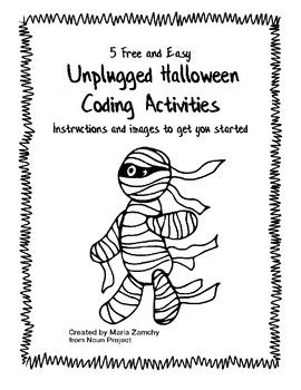 5 Free and Easy Halloween Coding Activities Halloween Coding Unplugged, Steam Projects For Kids, Library Halloween, Coding Activities, Coding School, Math Madness, Steam Projects, Children Learning, Free Math