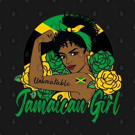 Jamaican Girl, Jamaica Art, Jamaica Girls, Jamaica Shirt, Jamaican Art, Beautiful Culture, Jamaican Flag, Jamaica Flag, Girls Pillows