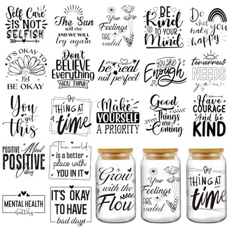 Boho Motifs, Sticker Sayings, Trendy Stickers, Cup Stickers, Black Sheets, Boho Chic Design, Mug Crafts, Diy Mugs, Therapist Gifts