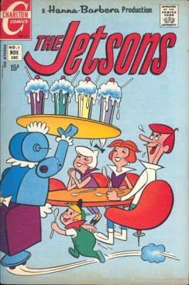 The Jetsons Aesthetic, Jetsons Aesthetic, Charlton Comics, The Jetsons, Silver Age, Hanna Barbera, Comic Book Covers, Classic Cartoons, Vintage Cartoon