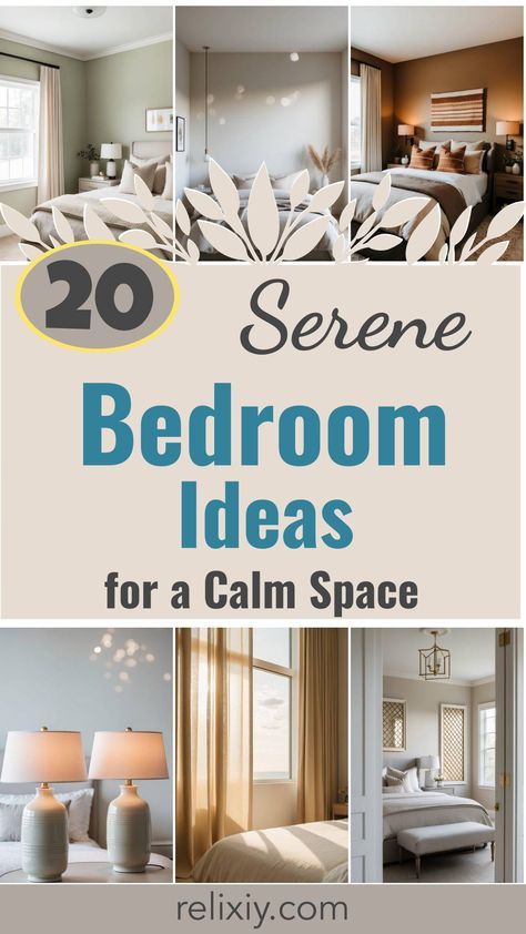 20 Neutral Bedroom Ideas For A Calm and Serene Space Beige Ottoman, Neutral Bedroom Ideas, Neutral Bedroom Design, Neutral Bedroom Decor, Grey Duvet, Natural Wood Furniture, Neutral Bedrooms, Calming Spaces, Serene Bedroom