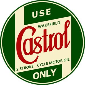 Castrol Oil, Castor Bean, Old Garage, Old Gas Stations, Chain Saw, Old Logo, Garage Art, Vintage Tin Signs, Old Signs