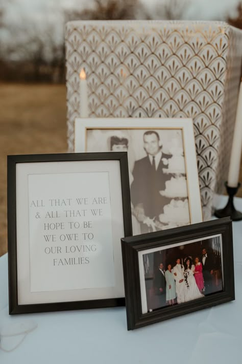 Displaying Parents Wedding Photos At Wedding, Family Wedding Table, Generation Table Wedding, Honoring Parents At Wedding, Love Table For Wedding, Love That Built Us Wedding Table, The Love That Built Us Wedding Table, Generations Of Love Wedding Table, Family Table Wedding